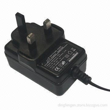 12W UK Type AC/DC Adapter for CCTV, Network and Information Equipment